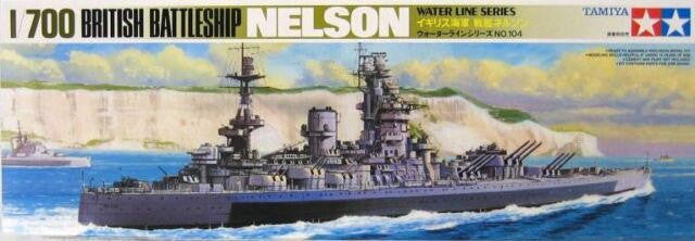 Tamiya 1/700 HMS Nelson British Battleship 77504